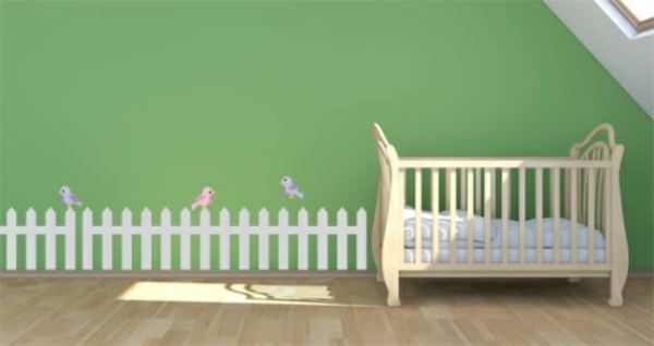 Nursery vinden baby rum väggdekoration