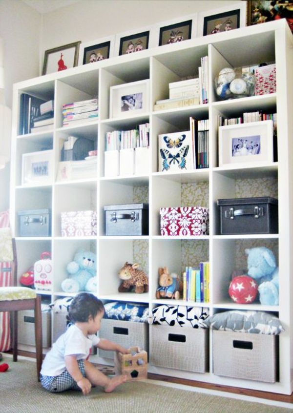 nice Nursery ontwerpideeën White Shelf