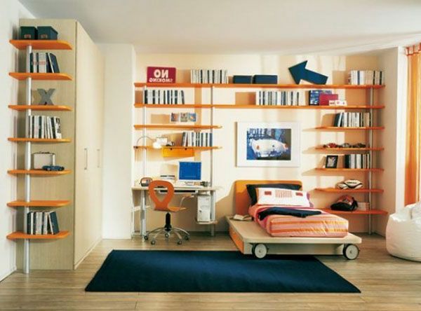 hout Nursery functionele boekenkasten