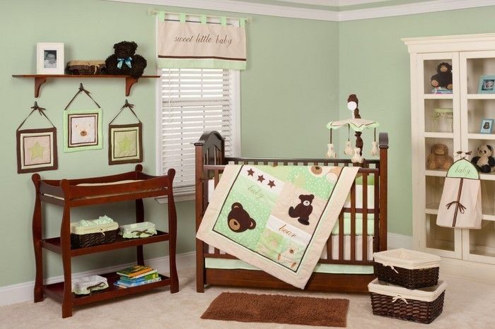 Detský make-baby room-in-green