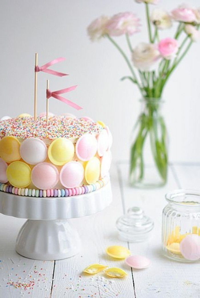 Cupcakes dla dzieci urodziny w słodkich kolorach