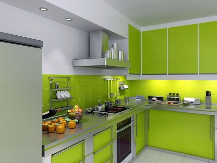 kjøkken-in-grønn-en super interiør