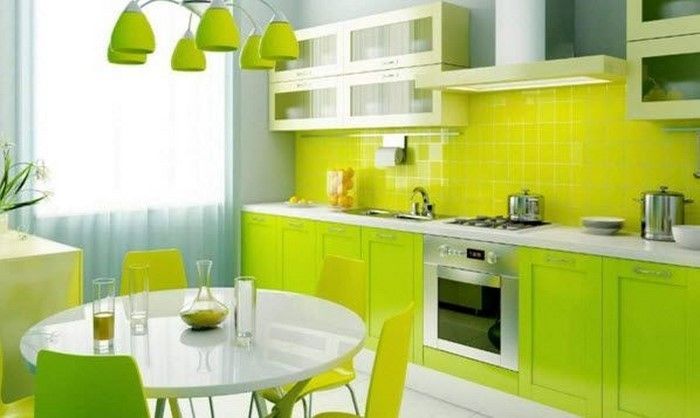 kjøkken-in-grønn-a-moderne-decoration