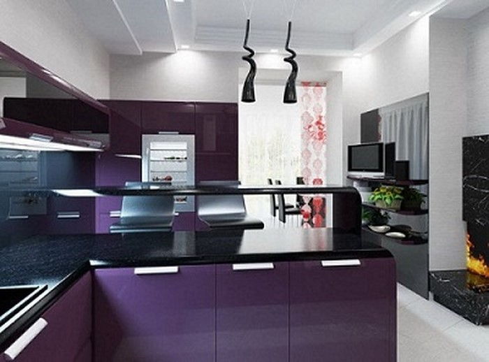 virtuvė-į-violetinės nustatytą-a-stulbinantis prietaiso