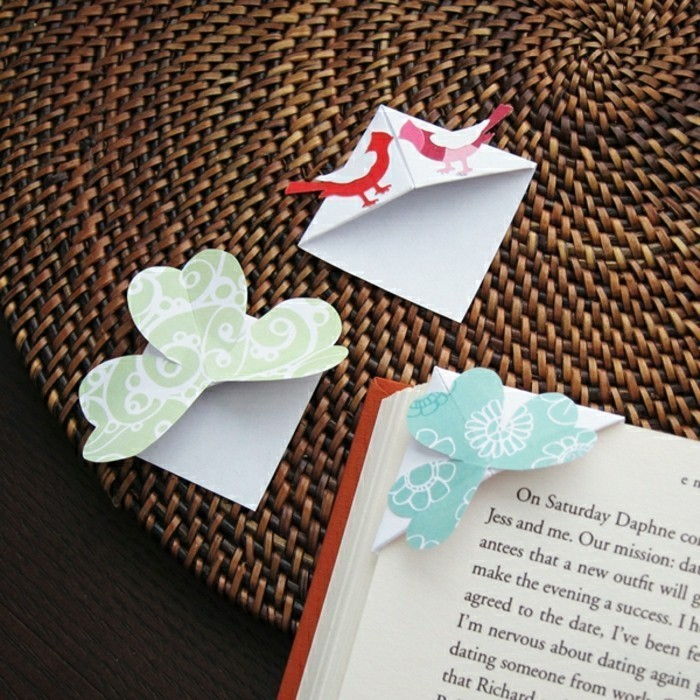 Zaznamek self-make origami Creative DIY ideje