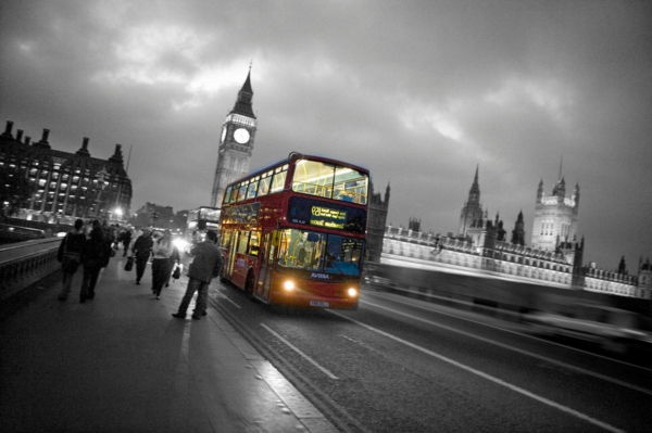 Londra Oamenii de autobuz