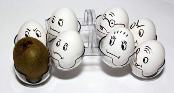 Juokingi kiaušiniai-Taisome-Didžioji veidai-kivi