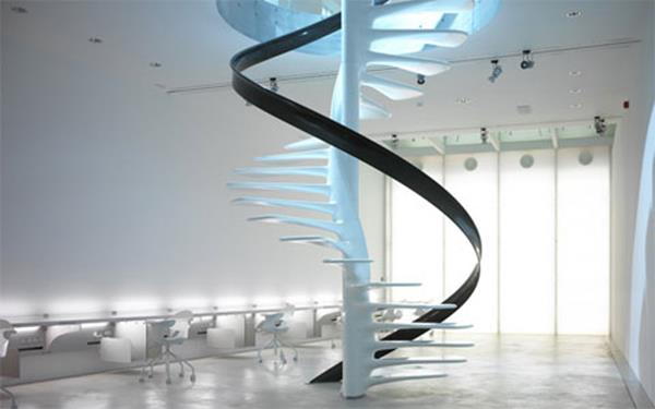 Luksus Interior Design bleie trapp-med-ultra-moderne design