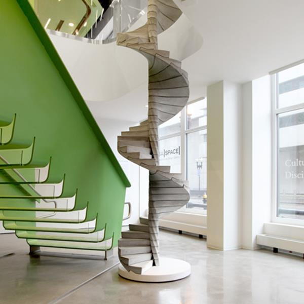 Luksus interiørdesign ideer fascinerende innvendige trapper-in-Grønn