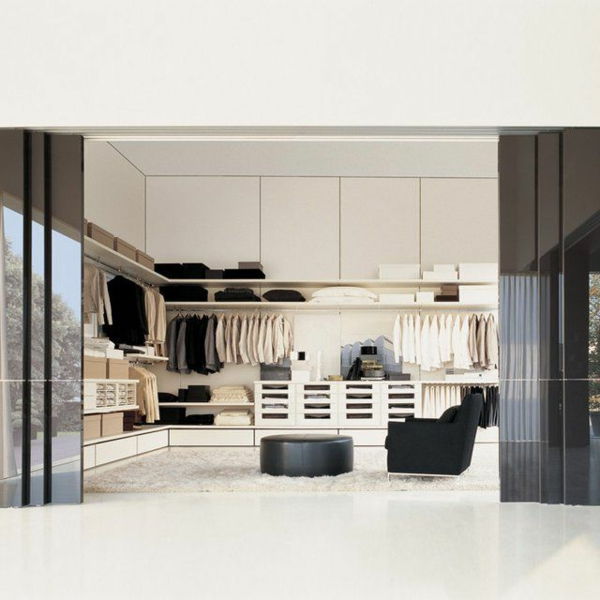Luxe kledingkast walk-in-the-bedroom luxe inloopkast