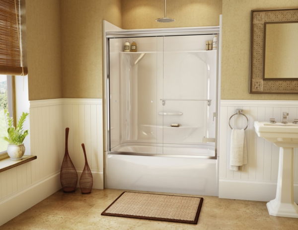 Nowy luksusowy projektant bath-z-drzwi-i-prysznic
