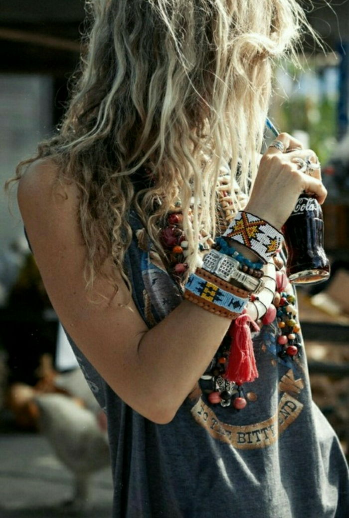 Flickor hippie smycken Boho tillbehör armband kedjor