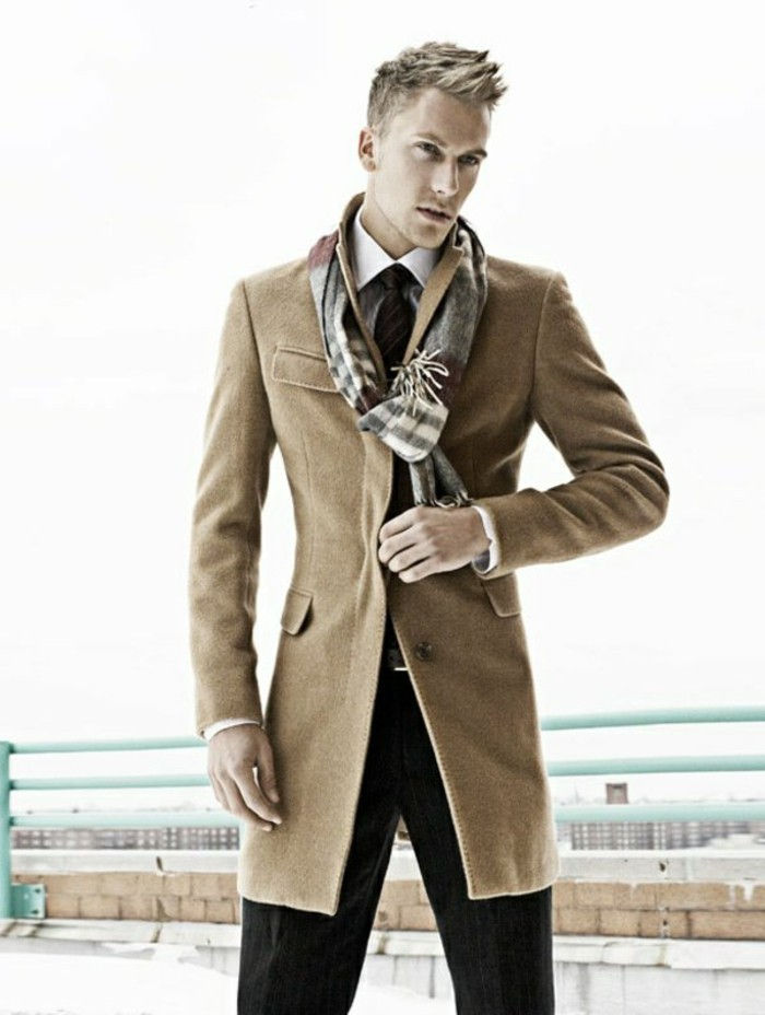 Mann med fin-Burberry Styling