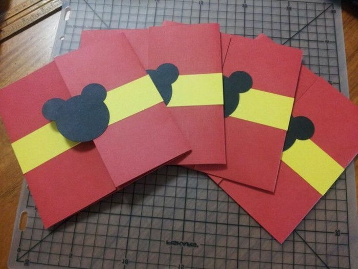 Mickey Mouse ušesa-on kartice
