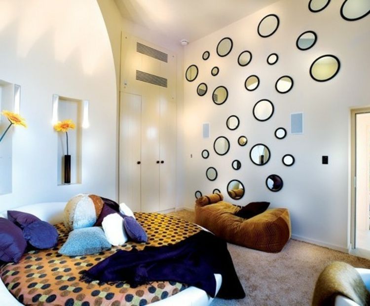 -Espelho de parede em torno-elegante-chic-moderno, novo-simples-como-bolhas de sabão