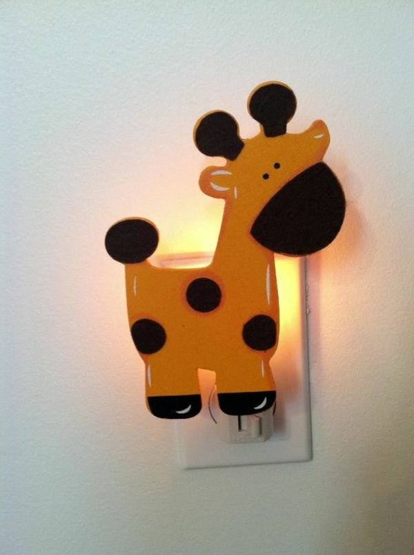 Naktinis lempa Vaikų Žirafa idėjos