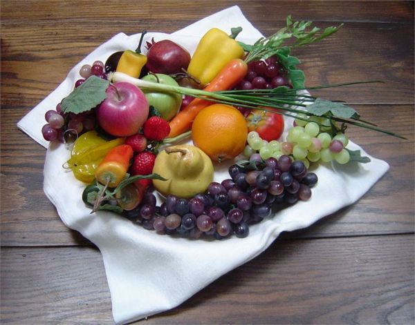 Fruit Deco Gemüsedeko Idea vacker design