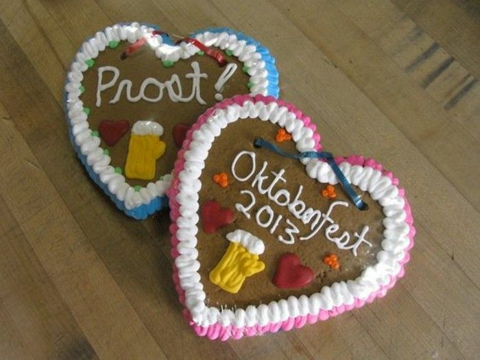 Oktoberfest Deco Gingerbread come cuore