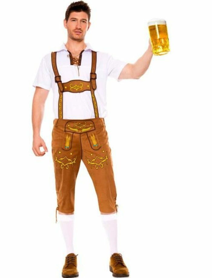 Oktoberfest Giyim Erkek Prost demek