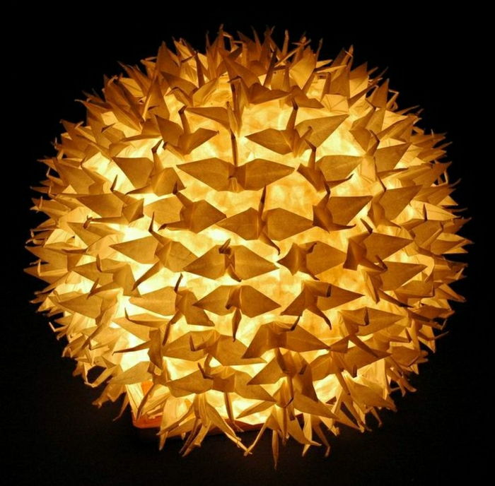 Origame-Crane globo di luce