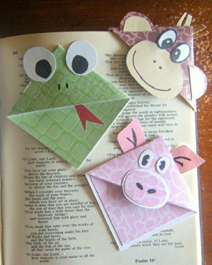 Origami bookmark zelf-make-visionair-en-grappig