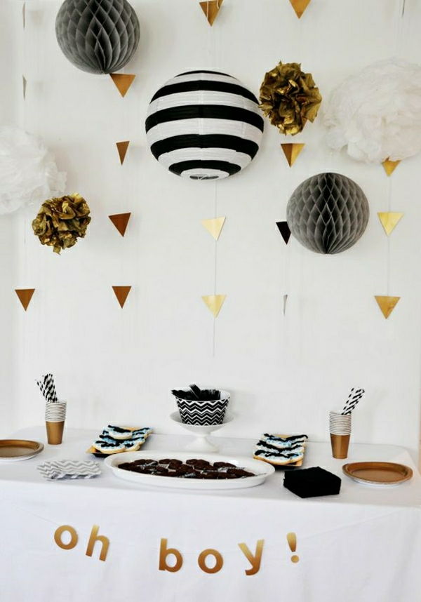 Party Ideas-in-svart-vit-och-guld