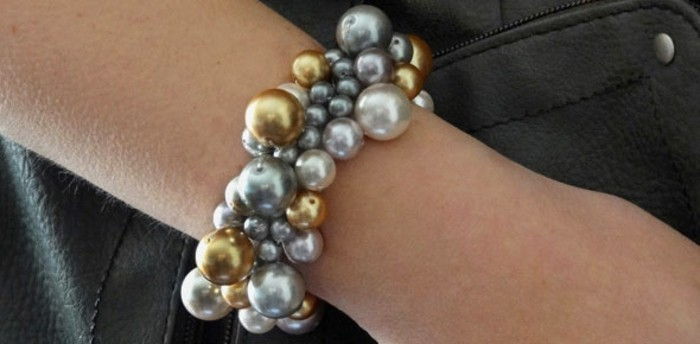 perlové náhrdelníky-yourself-make-ako-náramok-využívania