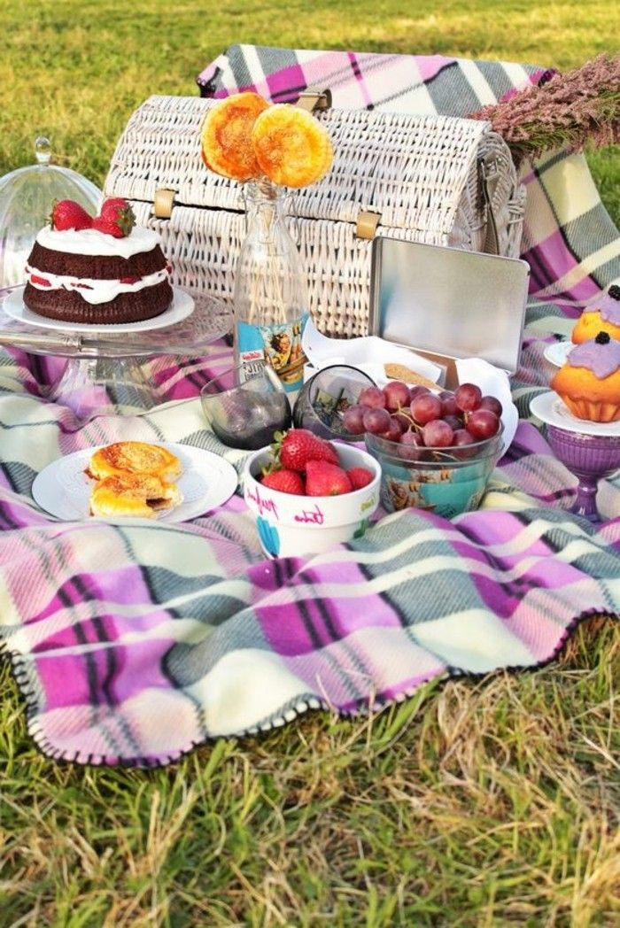 Picknick i fri-med-goodies