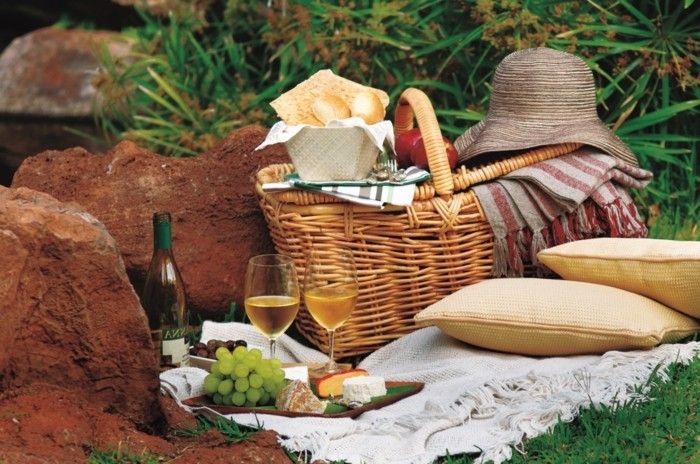 Picknick i fri-med-champagne