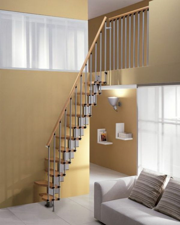 Kompaktna stopniščne-majhna stanovanja-Wohnidee