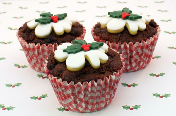 Recepten - Chocolade Cupcakes voor Kerstmis