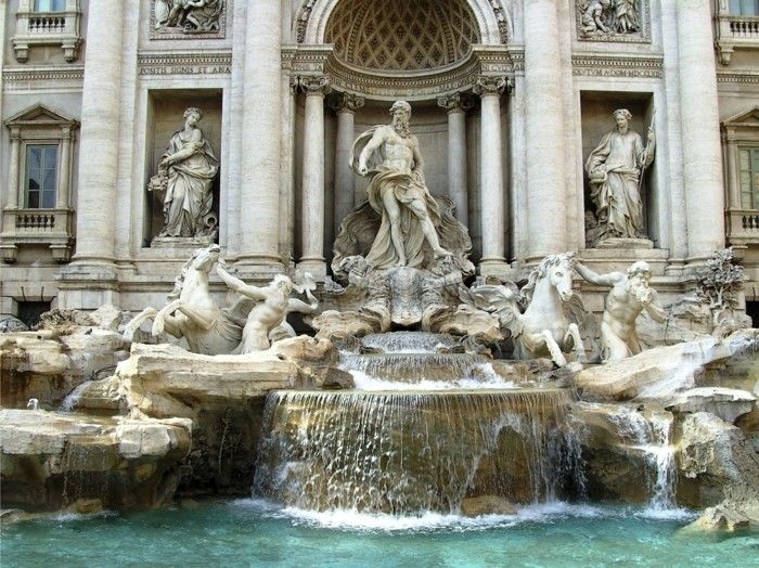 Roma, Italia și Trevi Fountain faimoase atracții-in-Europa-populare-destinatii-Europa