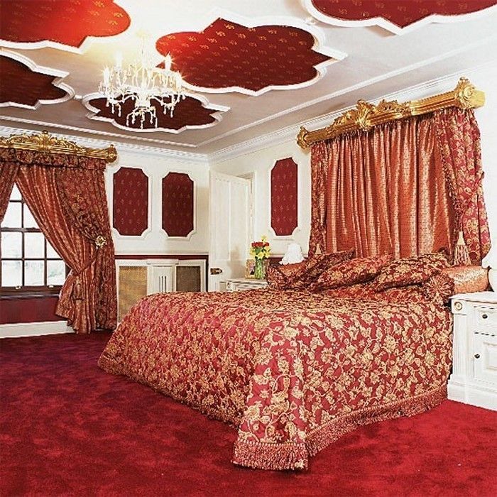 design camera da letto Rosso A-eccezionale decisione
