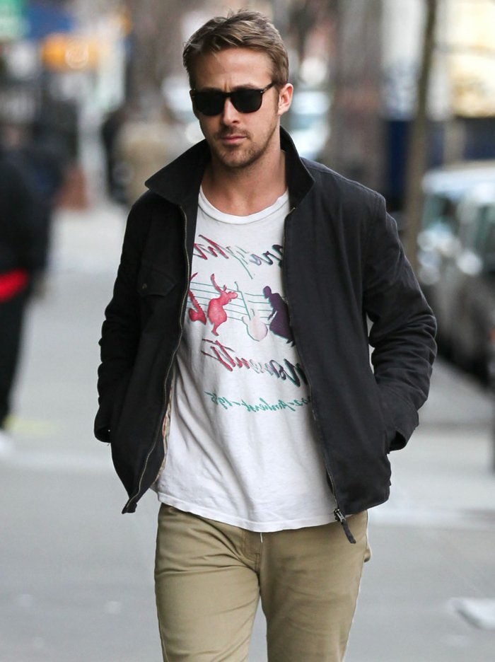 Ryan Gosling Hipster Gözlük-erkek giyimi