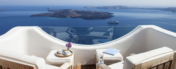 Santorini Hellas luksuriøse hjem-med-fantastisk terrasse