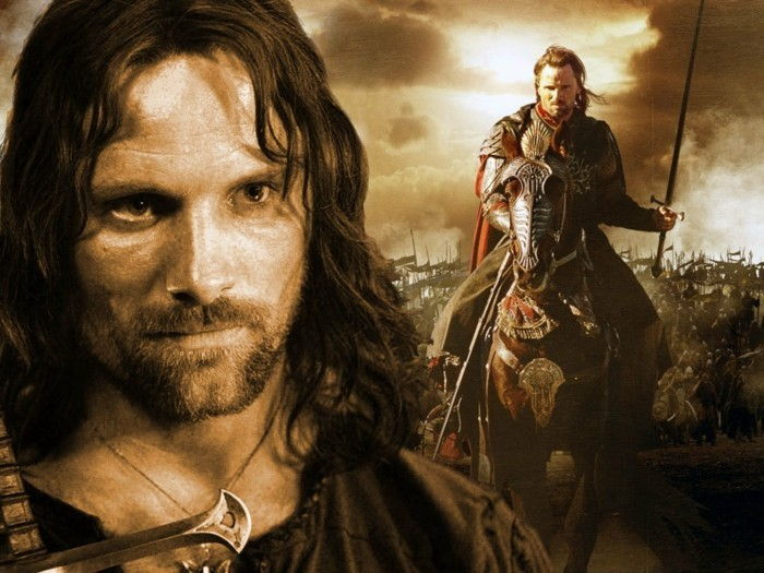 Vackra fantasy filmer the Lord of the Rings Aragorn