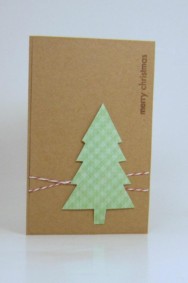 -Vackra idéer-för-design-av-jul-kort-gran-träd