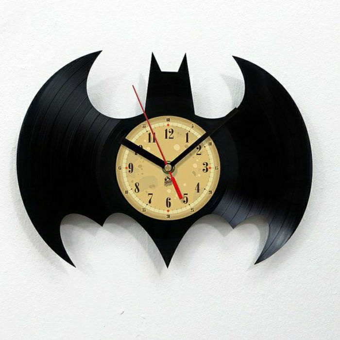 Grava relógio ideia parede Batman Inspiration