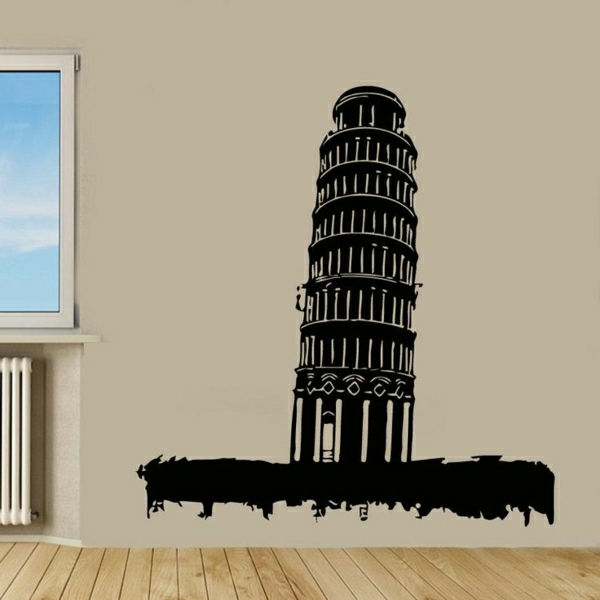 Det skjeve tårn i Pisa Wall Stickers