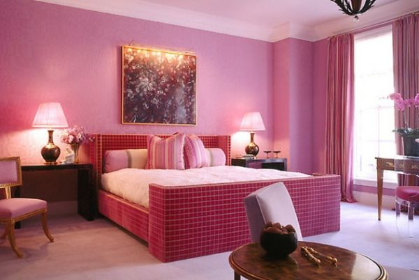 Spálňa-in-pink-ružové steny