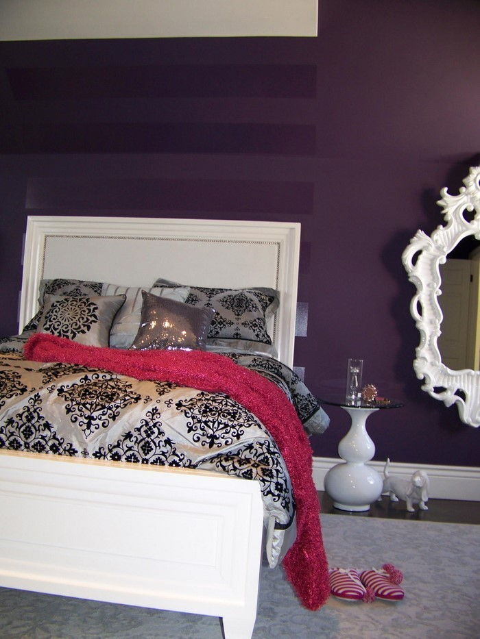 Miegamojo violetinė-A-super dizainas