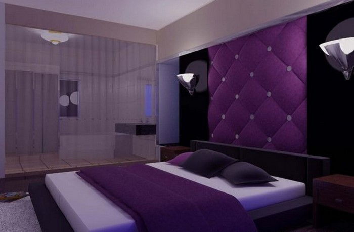 Miegamojo violetinė-A Super įranga