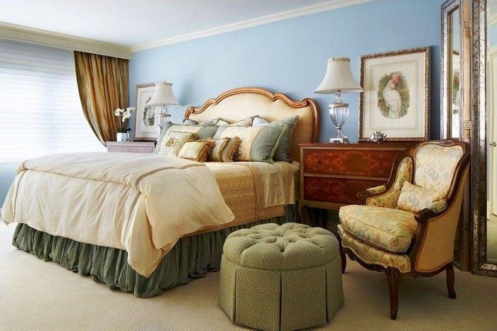 Miegamojo baldai-in-mėlyna-A-Kietas dizainas