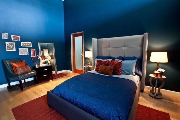 Miegamojo baldai-in-mėlyna-A-išskirtinė atmosfera