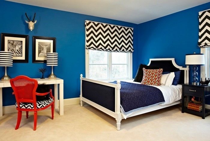 Miegamojo baldai-in-mėlyna-A-išskirtinis įranga