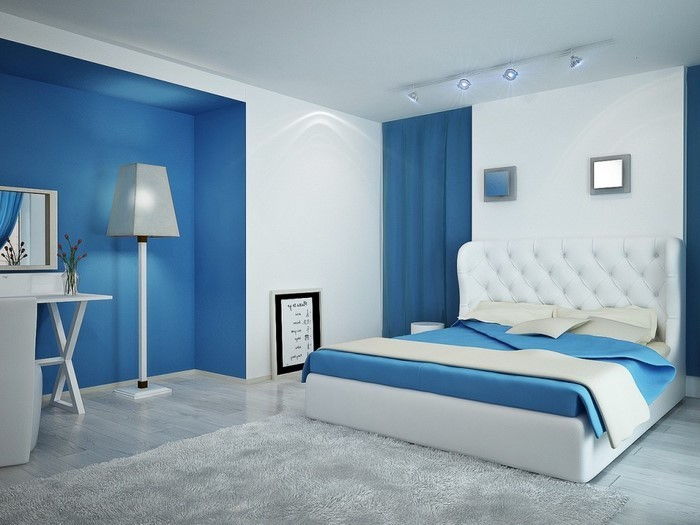 Miegamojo baldai-in-mėlyna-A-išskirtinė dekoracija