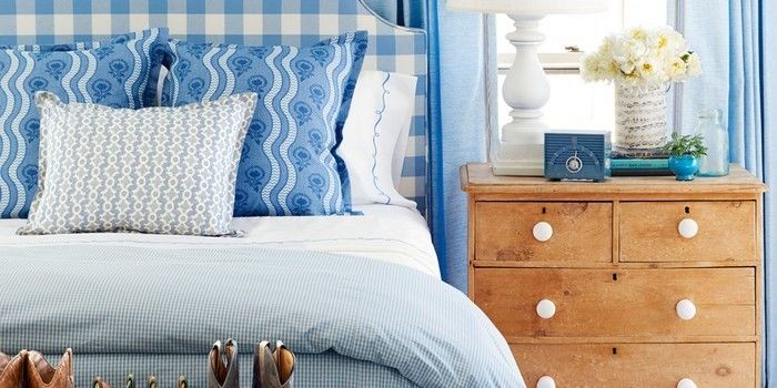 Miegamojo baldai-in-mėlyna-A-Kietas dizainas