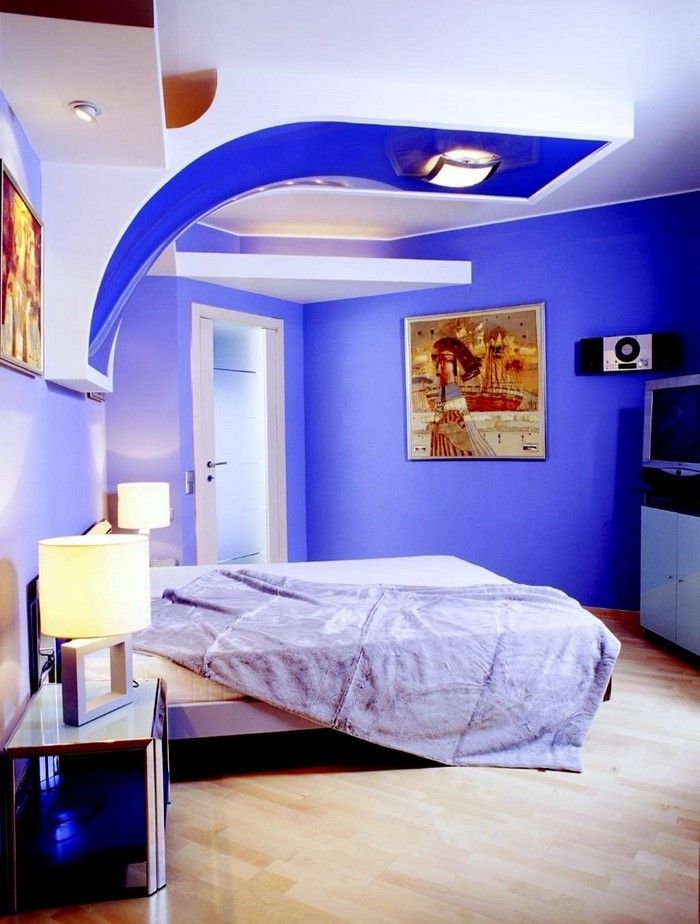 Miegamojo baldai-in-mėlyna-A-kūrybinis dizainas