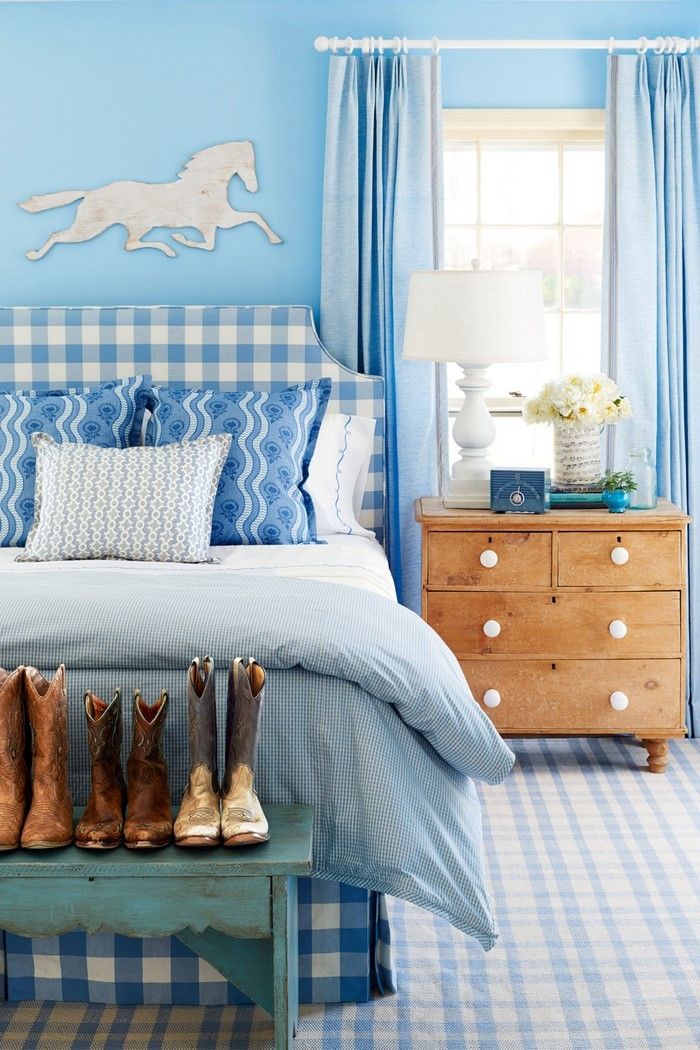 Miegamojo baldai-in-mėlyna-A-puikus-sprendimas