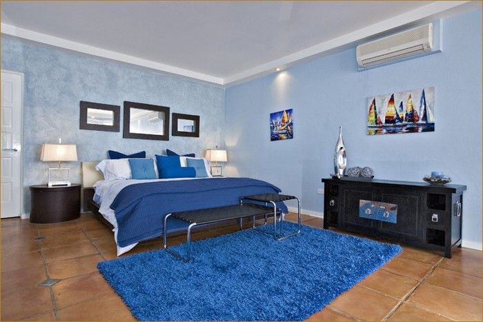 Miegamojo baldai-in-mėlyna-A-graži įranga